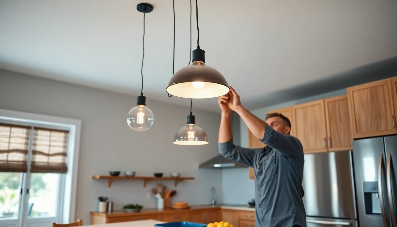 Pendant Lighting Installation